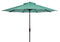 Athens Inside Out Striped Crank Outdoor Auto Tilt Umbrella