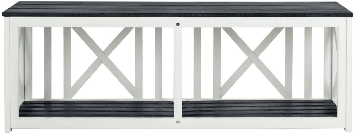  Safavieh Branco Bench - Dark Slate Gray - Bonton