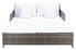  Safavieh Cadeo Outdoor Daybed - Gray/White - Bonton