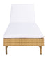  Safavieh Cam Outdoor Sun Lounger - Natural/White - Bonton