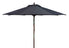  Safavieh Cannes Wooden Outdoor Umbrella - Gray - Bonton