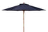  Safavieh Cannes Wooden Outdoor Umbrella - Navy - Bonton