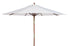  Safavieh Cannes Wooden Outdoor Umbrella - White - Bonton