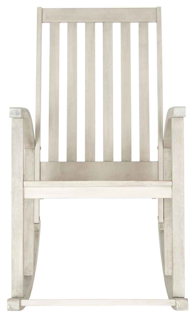  Safavieh Clayton Rocking Chair - White Wash - Bonton