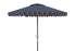  Safavieh Elegant Valance Auto Tilt Umbrella - Navy/White - Bonton