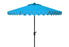  Safavieh Elegant Valance Auto Tilt Umbrella - Pacific Blue - Bonton