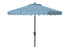  Safavieh Elegant Valance Auto Tilt Umbrella - Blue - Bonton