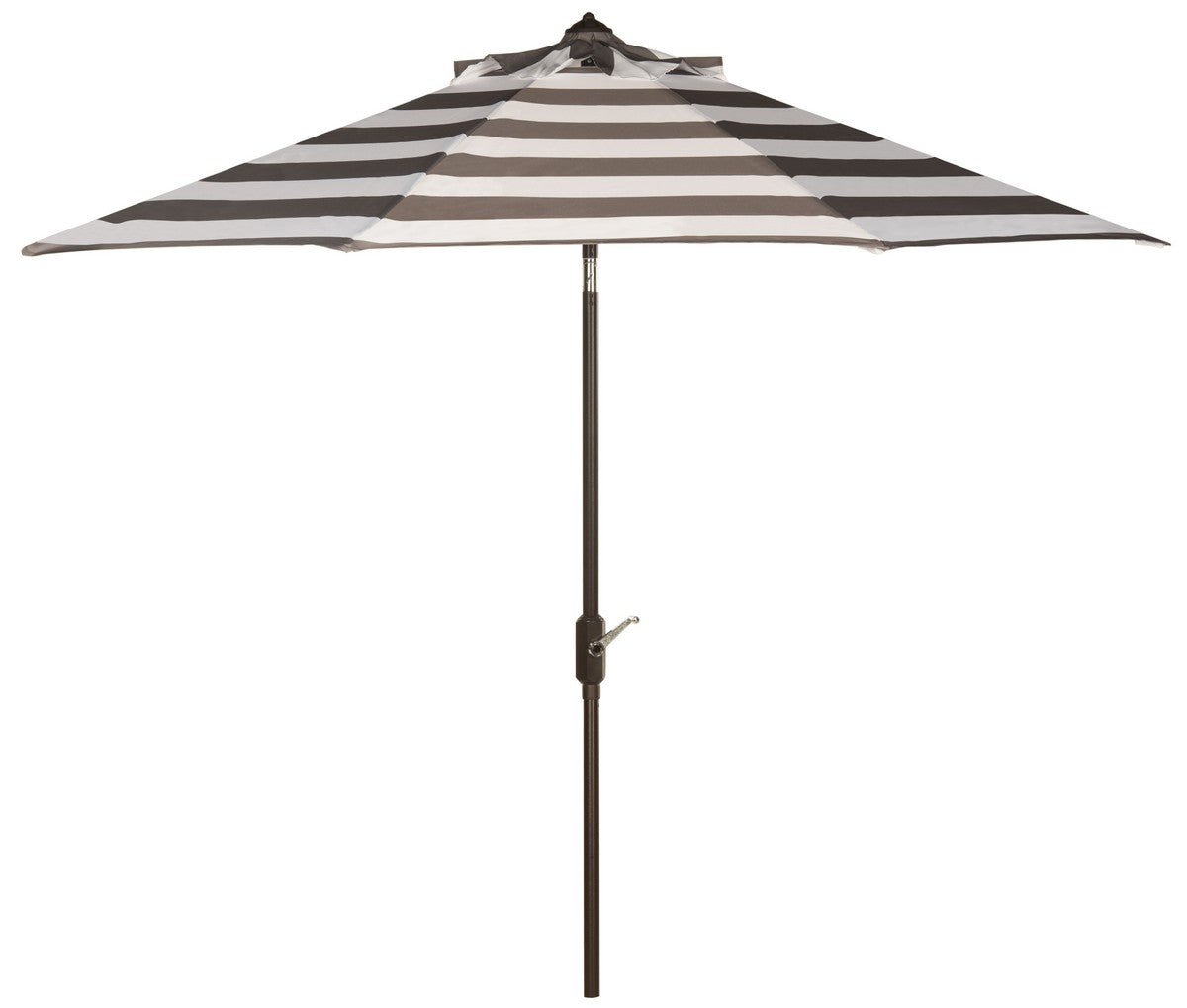  Safavieh Iris Fashion Line Round Umbrella - Gray/White - Bonton