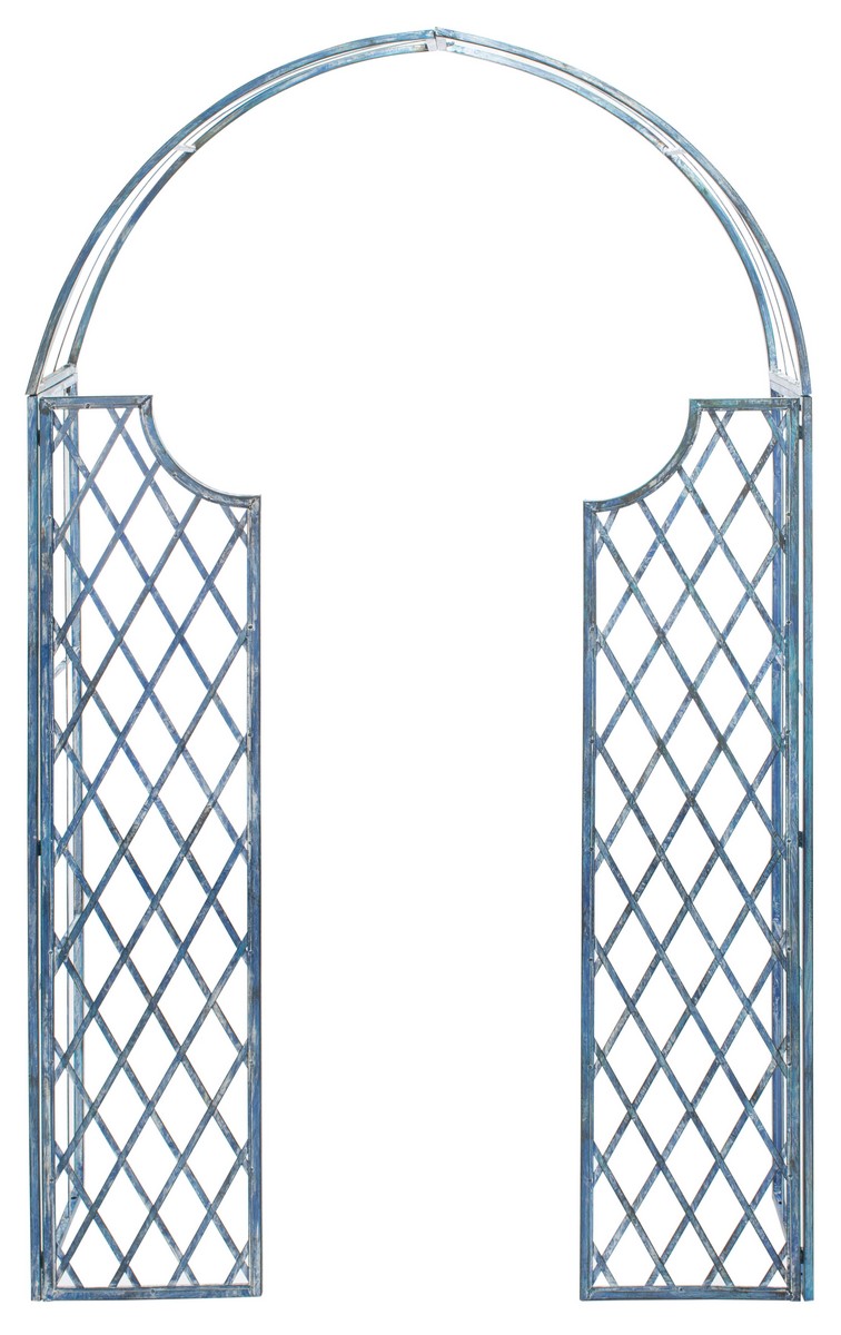  Safavieh Jaida Outdoor Arbor - Antique Blue - Bonton