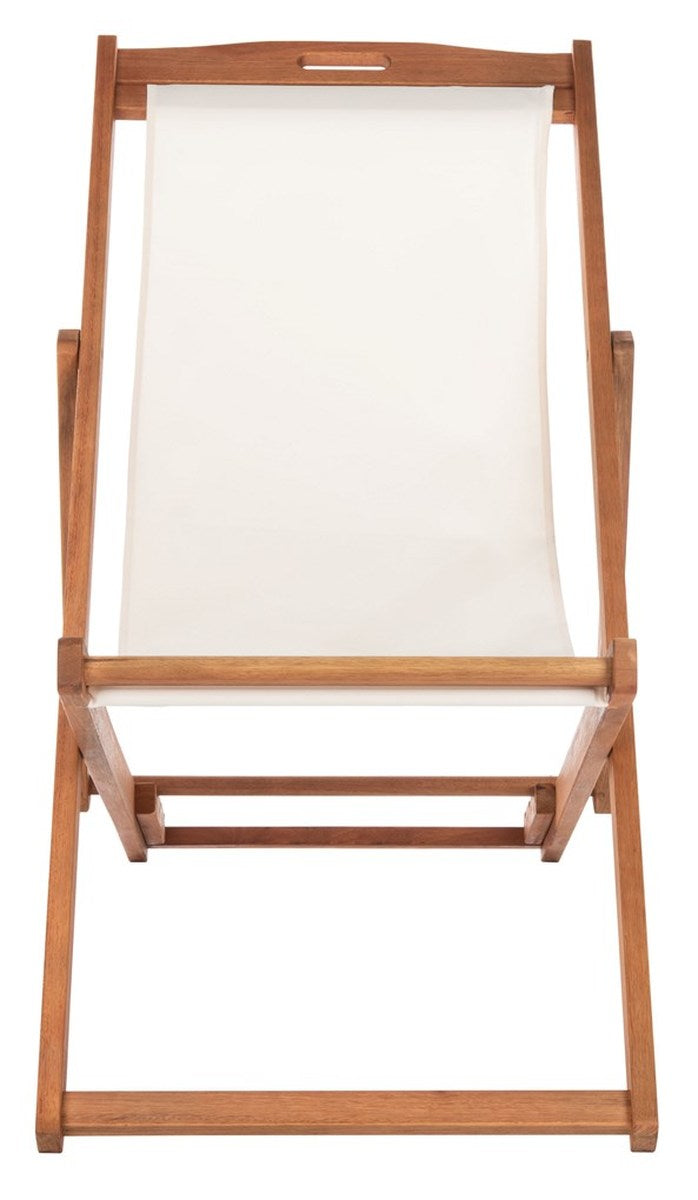  Safavieh Loren Foldable Sling Chair - Natural/Beige - Bonton