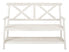  Safavieh Mayer Outdoor Bench - White - Bonton