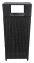  Safavieh Mazeli Trash Bin - Black - Bonton