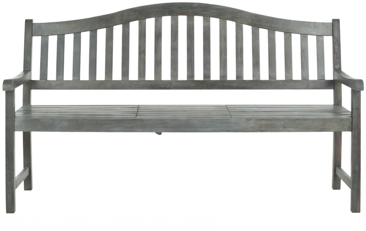  Safavieh Mischa Bench - Ash Gray - Bonton