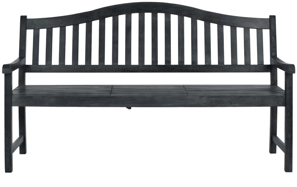  Safavieh Mischa Bench - Dark Slate Gray - Bonton