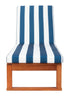  Safavieh Solano Sun Lounger - Natural/Navy Stripe - Bonton