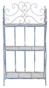  Safavieh Torus 3 Tier Shelf - Antique Blue - Bonton