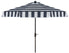  Safavieh Elsa UV Resistant Fashion Line Auto Tilt Umbrella - Navy / White - Bonton