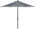  Safavieh Iris UV Resistant Fashion Line Auto Tilt Umbrella - Black / White - Bonton