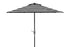  Safavieh Iris UV Resistant Fashion Line Auto Tilt Umbrella - Black / White / Silver - Bonton