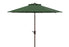  Safavieh Ortega UV Resistant Auto Tilt Crank Umbrella - Hunter Green - Bonton