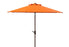  Safavieh Ortega UV Resistant Auto Tilt Crank Umbrella - Orange - Bonton