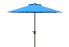  Safavieh Ortega UV Resistant Auto Tilt Crank Umbrella - Pacific Blue - Bonton