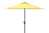  Safavieh Ortega UV Resistant Auto Tilt Crank Umbrella - Yellow - Bonton