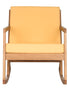  Safavieh Vernon Rocking Chair - Natural/Yellow - Bonton