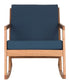  Safavieh Vernon Rocking Chair - Natural/Navy - Bonton