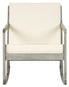  Safavieh Vernon Rocking Chair - Gray/Beige - Bonton