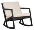  Safavieh Vernon Rocking Chair - Black/Beige - Bonton