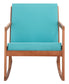  Safavieh Vernon Rocking Chair - Natural/Aqua - Bonton