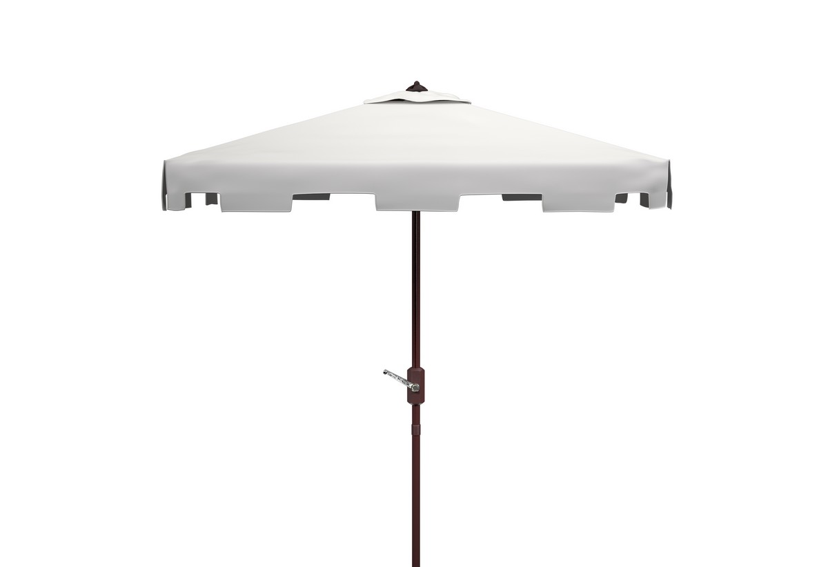  Safavieh Zimmerman Square Market Umbrella - White - Bonton