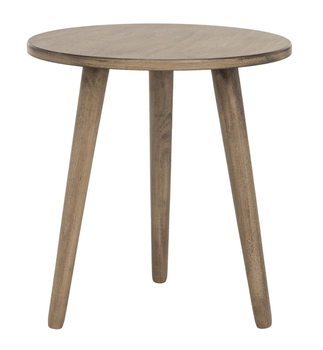  Safavieh Orion Round Accent Table - Chocolate - Bonton