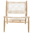  Safavieh Bandelier Accent Chair - Light Oak - Bonton