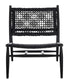  Safavieh Bandelier Accent Chair - Black - Bonton