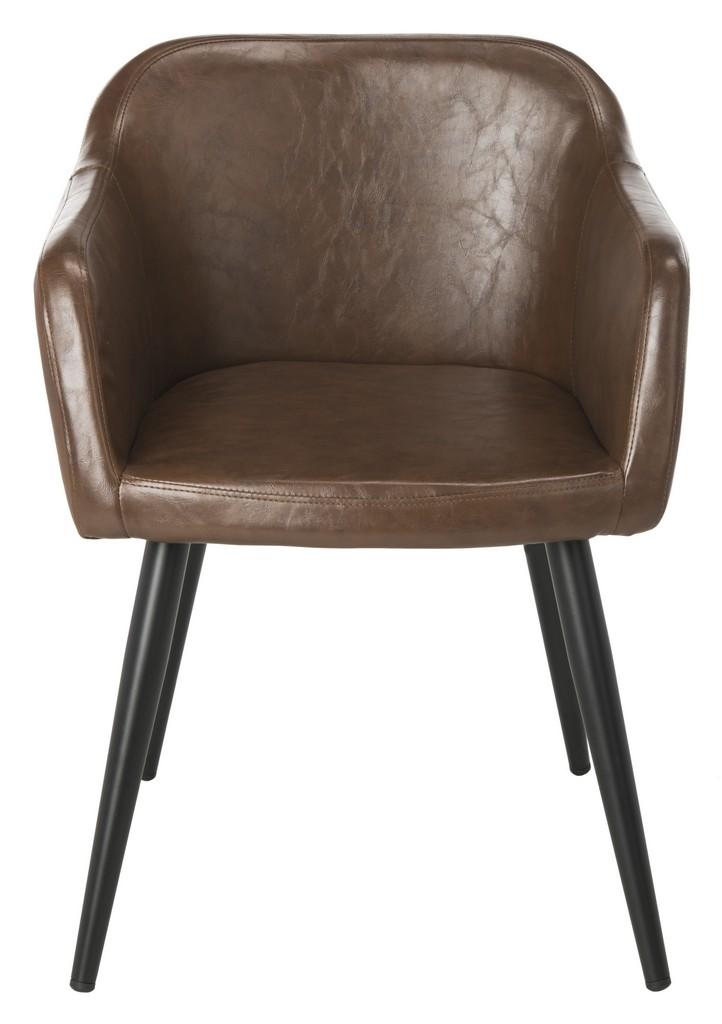  Safavieh Adalena Accent Chair - Brown - Bonton