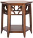  Safavieh Connor Hexagon End Table - Brown - Bonton