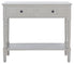  Safavieh Samantha 2 Drawer Console - Vintage Grey - Bonton