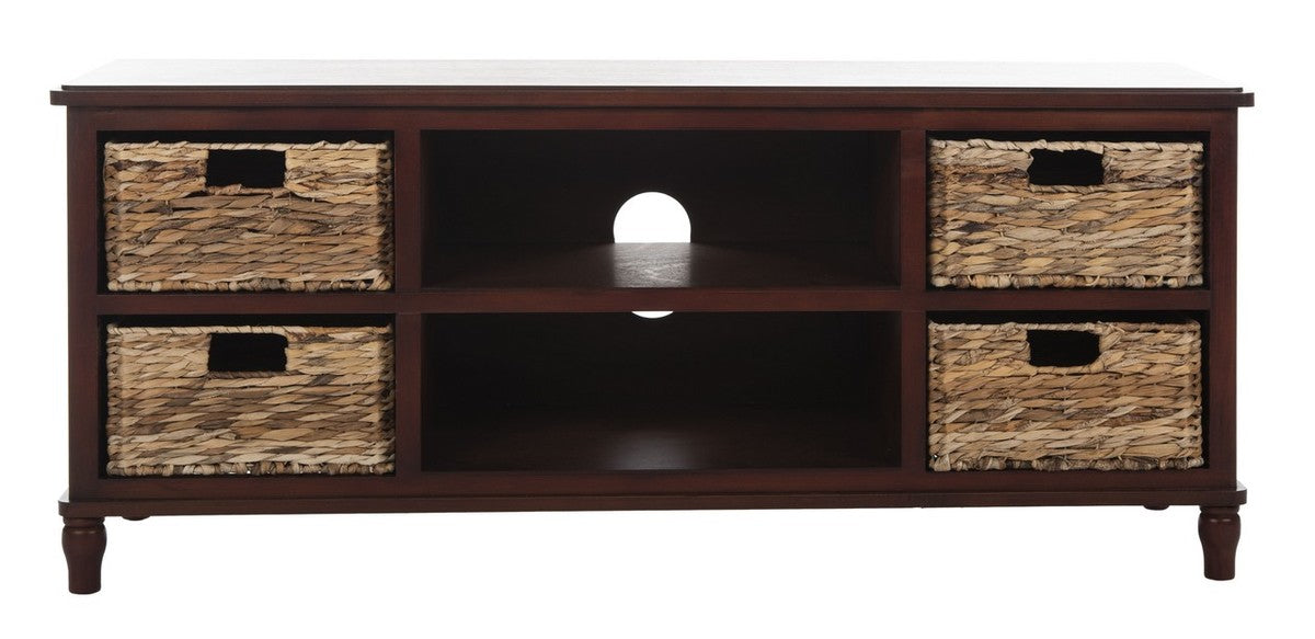  Safavieh Rooney Entertainment Unit - Cherry - Bonton