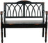  Safavieh Benjamin Bench - Distressed Black - Bonton