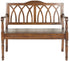  Safavieh Benjamin Bench - Dark Teak - Bonton