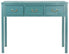  Safavieh Cindy Console with Storage Drawers - Teal - Bonton