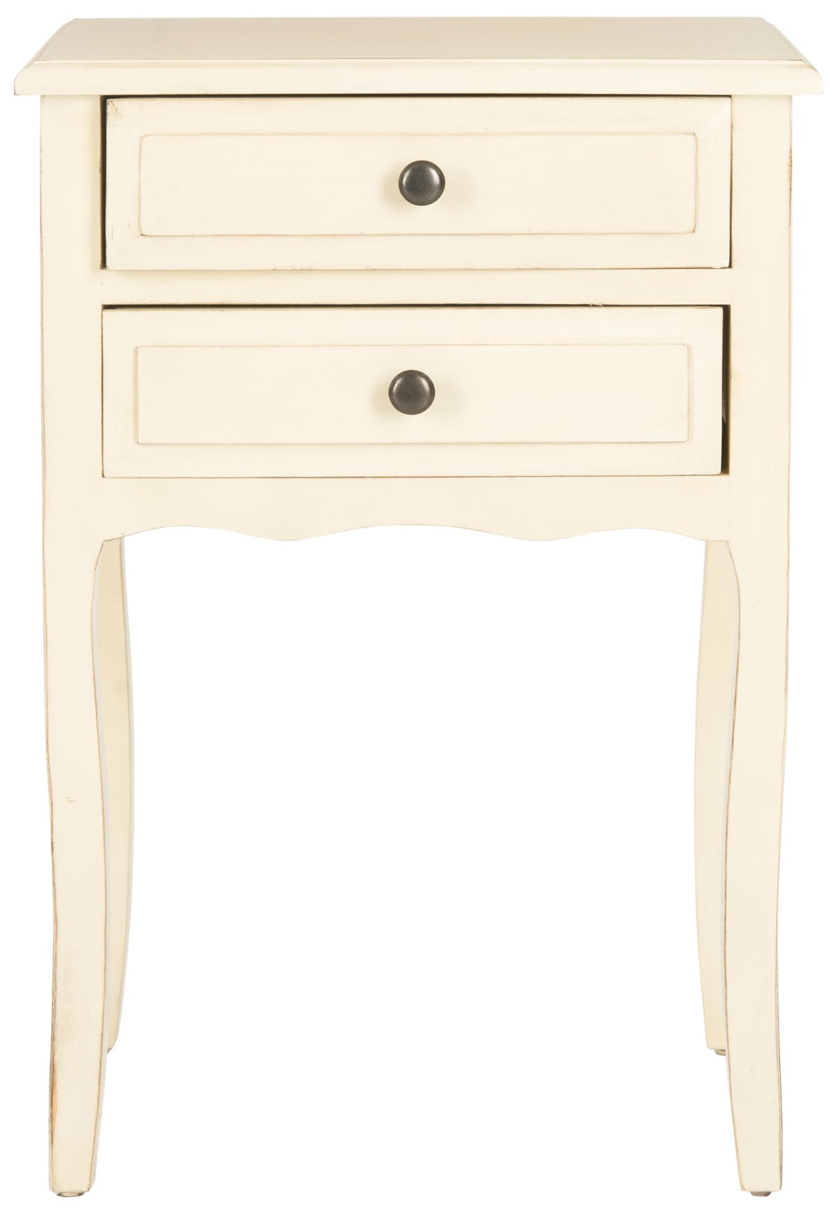  Safavieh Lori End Table with Storage Drawers - Barley - Bonton