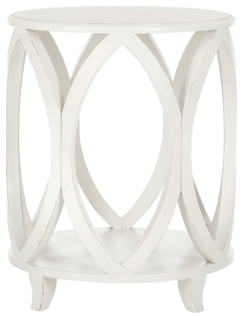  Safavieh Janika Round Accent Table - Off White - Bonton