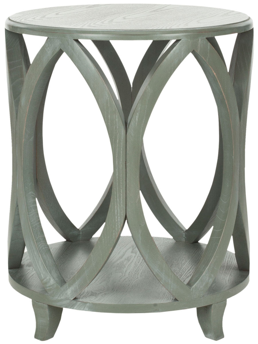  Safavieh Janika Round Accent Table - Ash Grey - Bonton