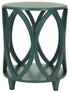  Safavieh Janika Round Accent Table - Dark Teal - Bonton