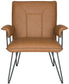  Safavieh Johannes Mid -Century Modern Armchair - Camel - Bonton