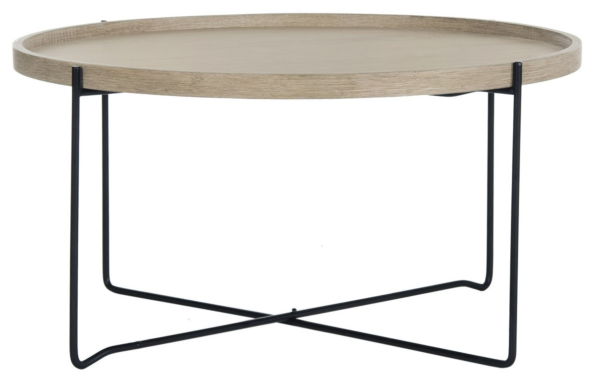  Safavieh Auden Mid-Century Accent Table - Light Grey - Bonton