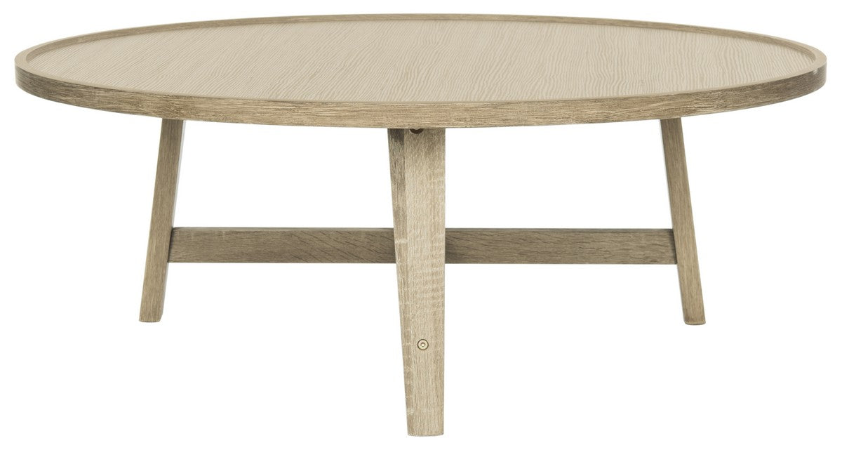  Safavieh Malone Retro Mid-Century Coffee Table - Light Grey - Bonton